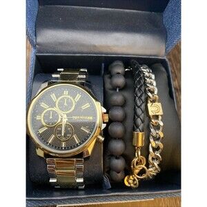 True Religion Men’s Watch With Bracelets And Box New